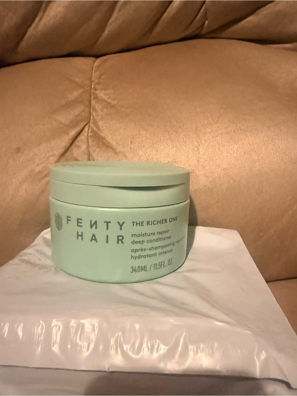 Fenty Beauty Hair The Richer One Deep Conditioner - Mint Green